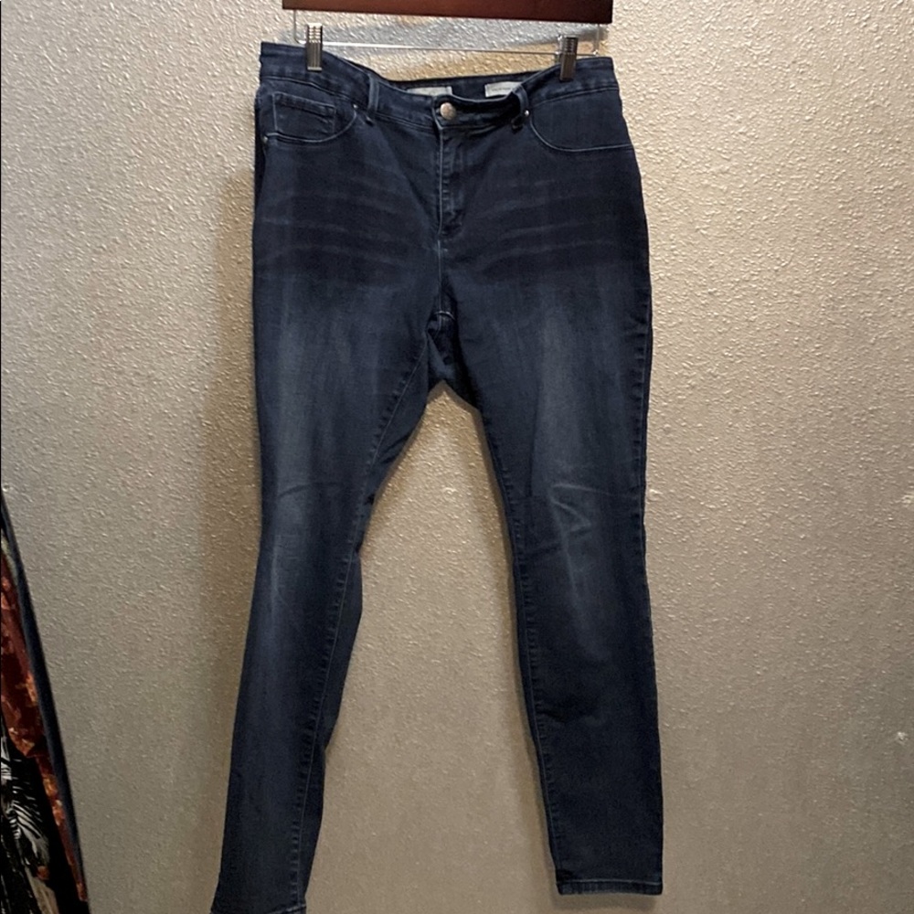 Jessica Simpson Dark Blue jeans 16W Skinny!